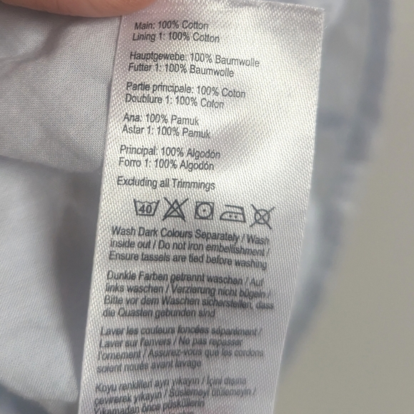 Joules Dress Women's 12 Chambray Lightwash Boho Mini - Picture 6 of 6